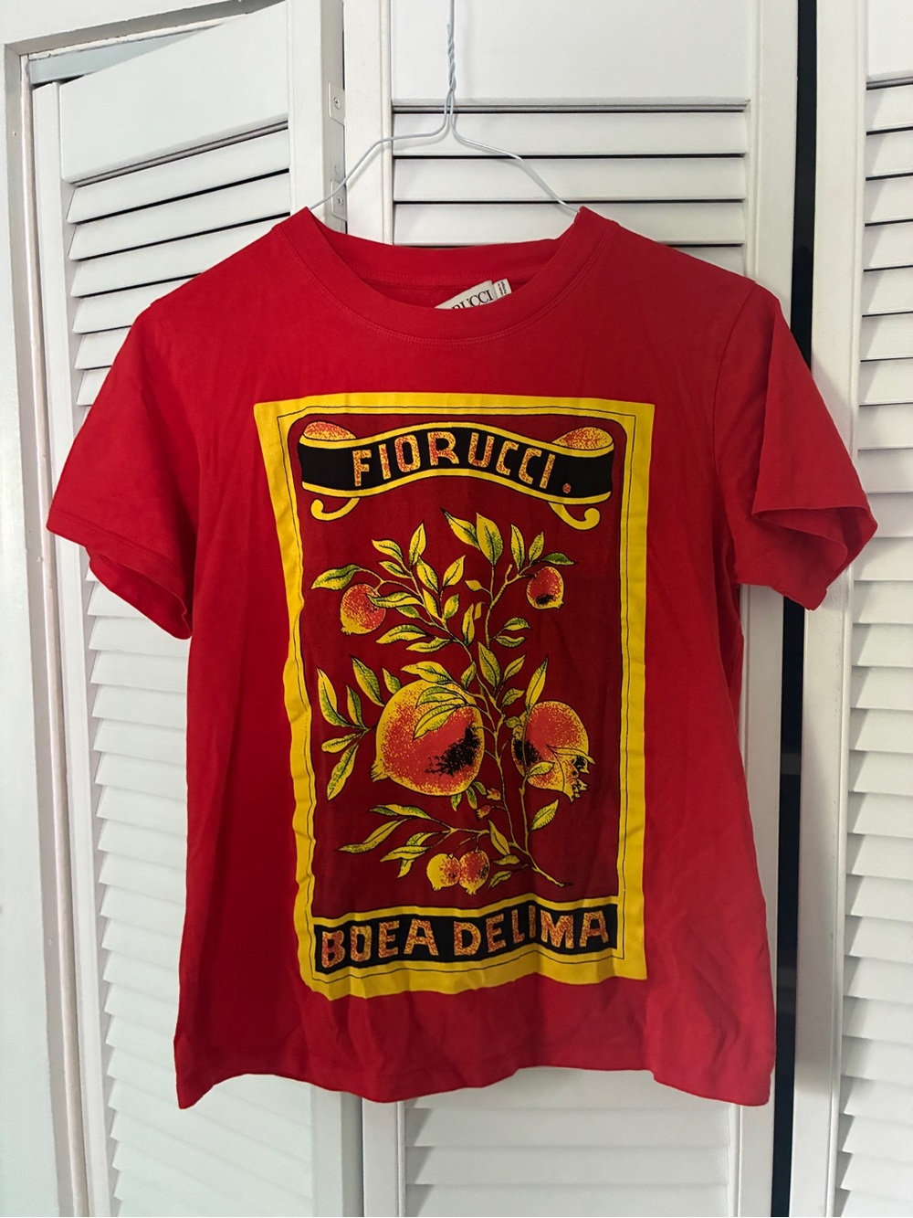 Fiorucci RARE red fruit t-shirt